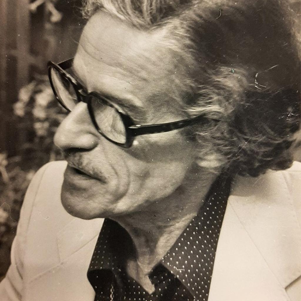 Portret van Eugène Brands, ca. 1976