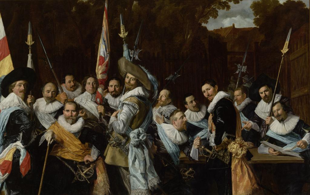 Frans Hals en zijn werkplaats, Officieren en onderofficieren van de St. Jorisschutterij, 1633, Frans Hals Museum, Haarlem