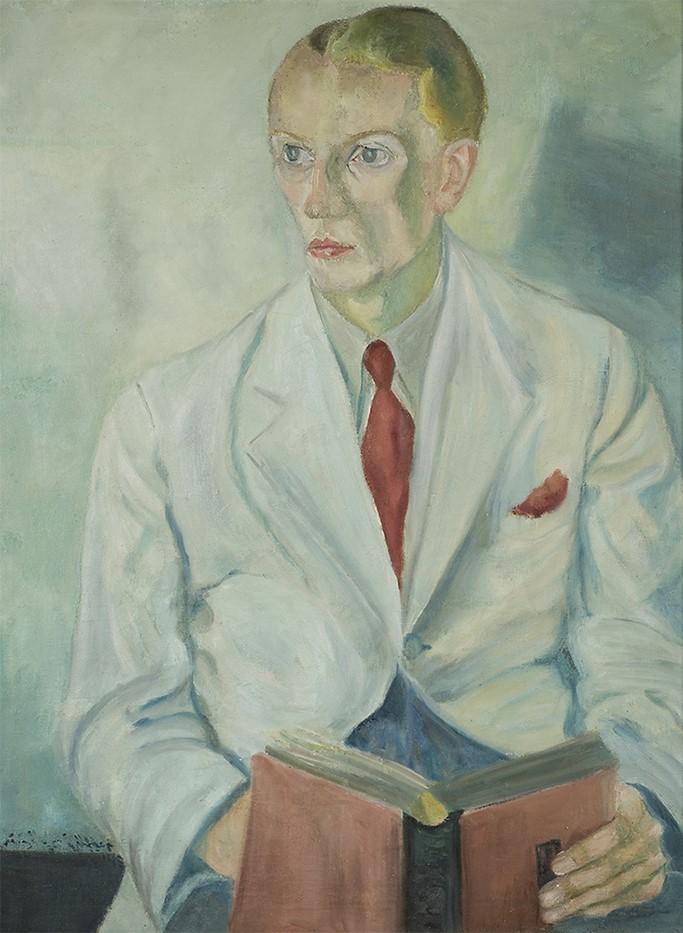 Gerard Schäperkötter, Portret van Louis Tiessen, 1944, collectie Literatuurmuseum Den Haag