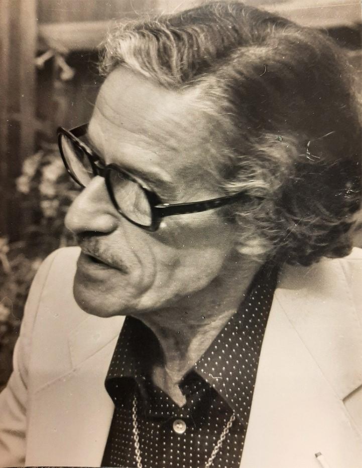 Portret van Eugène Brands, ca. 1976