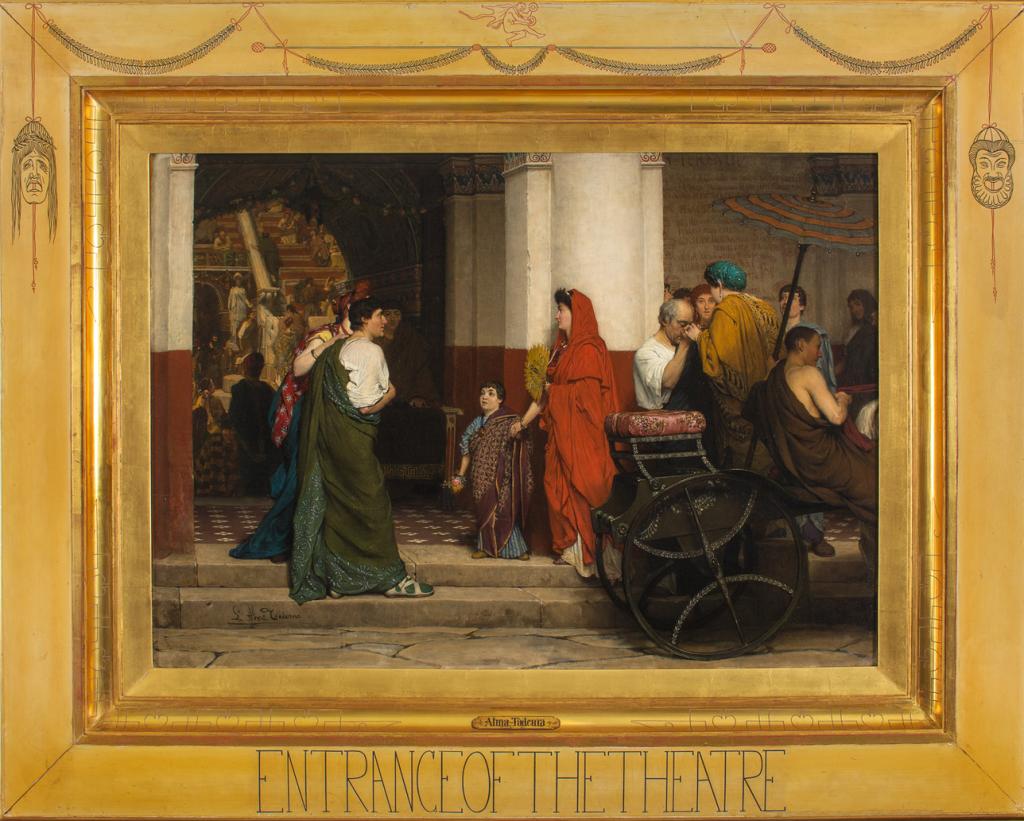 Lawrence Alma-Tadema, Ingang van het theater, 1866, Fries Museum